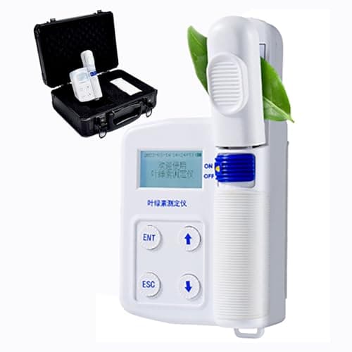 Medidor De Clorofila, 4 Tipos: Clorofila/Temperatura/Nitrogênio/Umidade, Medição Rápida Em 3 Segundos, Com Visor LCD, Exportação De Dados Via USB/SD,C
