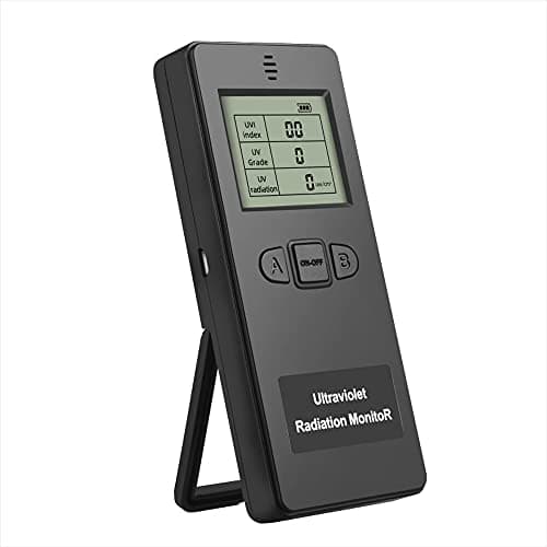 Saluaqui Medidor de Luz Detector Medidor Testador de Força KF 90 Detector de Radiação Portátil UVI Digital para Uso Doméstico e Externo Testador Compacto Com Fonte de Alimentação Equipamento de