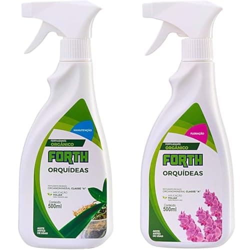 Kit Fertilizantes Forth Orquídeas Manutenção e Floração 500ml Pronto Uso