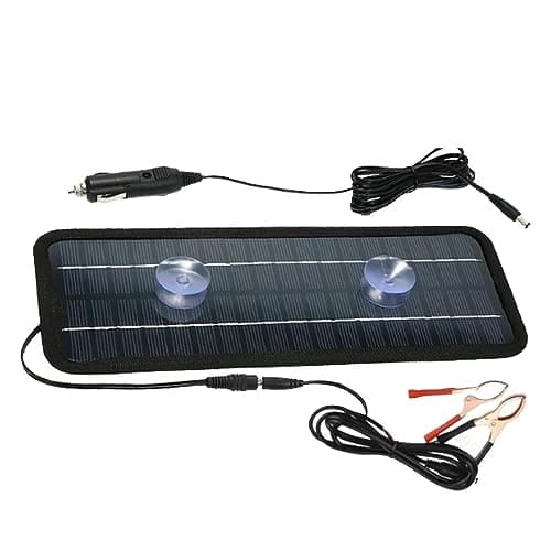 Recarregador de bateria solar de carro 18V 20W com painel solar e cabos