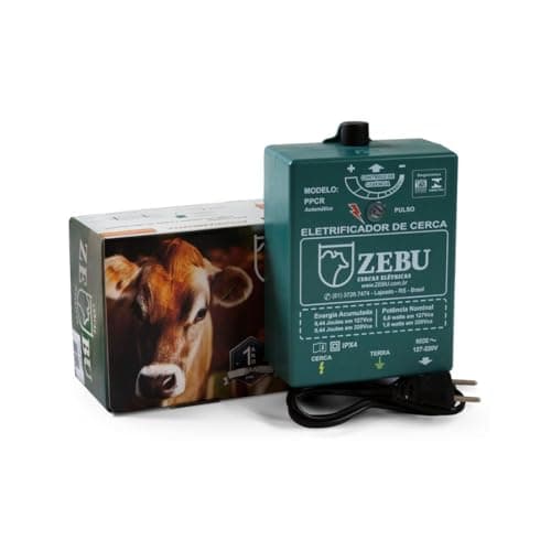 Eletrificador De Cerca Elétrica Rural Zebu Bivolt Verde