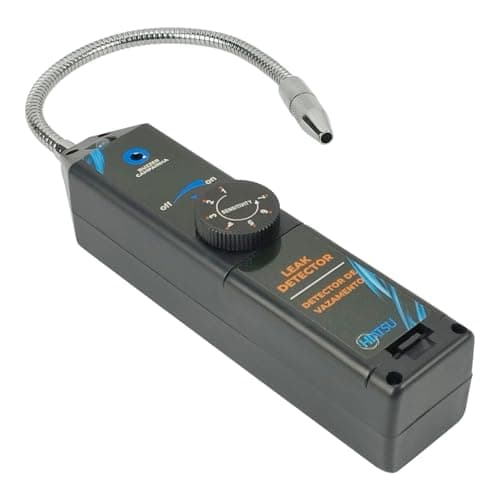Detector de vazamento de gases refrigerantes HFCs halogenados Incluindo CFCs HCFCs e misturas R22 R32 R134A R404A R410A R124 R13 R23 entre outros Com 7 níveis de ajustes de sensibilidade
