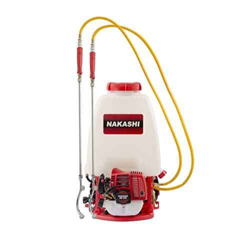 Pulverizador Nakashi F270N, Costal Motorizado, c/ 2 lanças, NAKASHI 25,6cc, 25 lt, 25bar