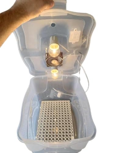 Chocadeira Com Controle De Temperatura Automático Capacidade 30 Ovos De Galinha Ou 90 De Codorna