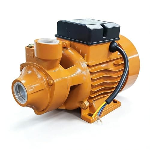 Bomba Periférica, Bomba d'Água Periférica 1HP 110V/60Hz - 45L/min, Altura 50m, Proteção Térmica, IP44 - Bomba de Água para Casa, Jardim e Piscina