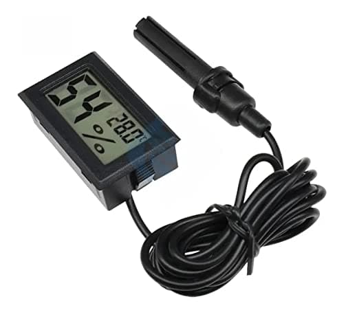 Termo-higrômetro Digital Umidade Do Ar Chocadeira Ambientes