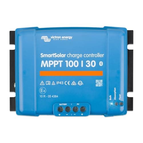 Controlador de carga solar Victron Energy SmartSolar MPPT, Bluetooth, para painéis solares, 100 V, 30 amp, 12/24 volts