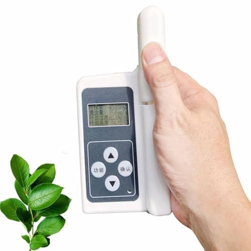 Medidor Portátil De Nutrientes Para Plantas - Detecção De 4 Indicadores: Clorofila, Nitrogênio, Temperatura E Umidade, Escala SPAD De 0 A 999, Posicionamento GPS,Grey