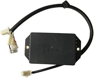Dispositivo AVR trifásico preto Lifan com fios conectados