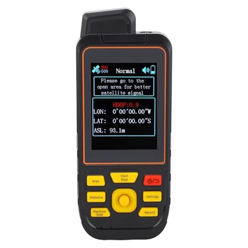 Instrumento de Medição GPS Equipamento de Pesquisa de Terreno 2.8 Tela Receptor GNSS Chip Portátil Medidor de área de Terreno para Terras Agrícolas e Montanhas