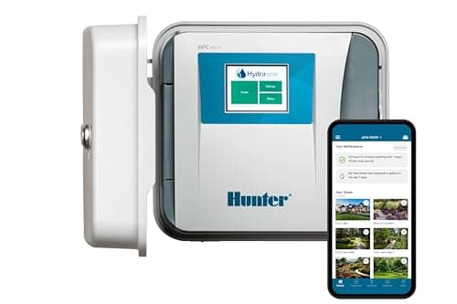Hunter Industries HPC400 Hydrawise HPC-400 Base 4 Estações Controlador de Irrigação Externa, Cinza