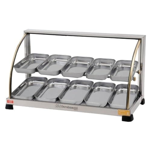 Estufa Curva Dupla 10 Bandejas, 127v, Marchesoni, Ouro Ef.2.211, Inox