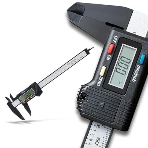Paquímetro Digital Eletrônico, 150mm, Alta Precisão Com Tela Display LCD, Preto