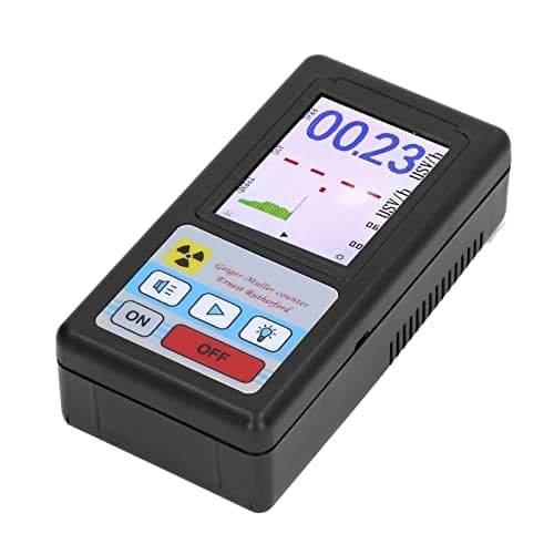 Cosiki Contador Geiger Detector de Radiação Nuclear Dosímetro Monitor Medidor BR 6 para Detecção de Segurança Doméstica, Produtos para Maternidade e bebê Monitoramento de Radioatividade Material ABS