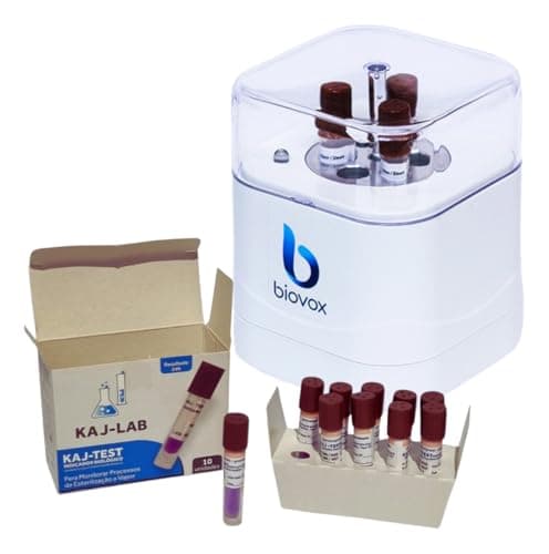 Kit Mini Incubadora com 10 Indicadores Biológicos para Autoclave Esterilização