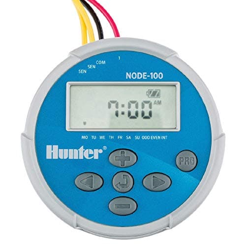 Hunter Industries NODE-100-LS Controlador de Irrigação Operado por Bateria 1 Estação (Solenoide DC Não Incluído)