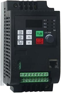 NFlixin Inversor de Frequência Inversor VFD de 2200W, 220V 5A de Entrada e 380V de Saída, Entrada Monofásica de 220V e Saída Trifásica de 380V (entrada monofásica de 220V, saída trifásica de 380V)