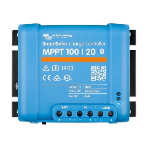 Victron Energy SmartSolar MPPT 100V 20 amp 12/24/48-Volt controlador de carga solar (Bluetooth)