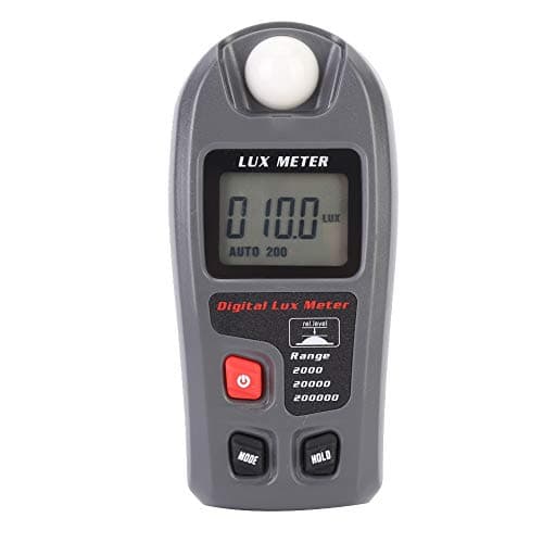Medidor de luz, medidor digital luxímetro com visor LCD digital portátil Luxmeter eletrônico Luxmeter fotômetro para gravação