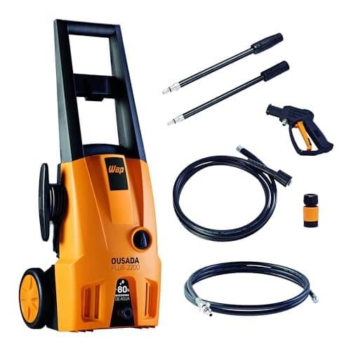 WAP Desobstruidora e Lavadora de Alta Pressão OUSADA PLUS ULTRA 2200, 342L/h, com Mangueira de Desobstrução, 1500W 127V