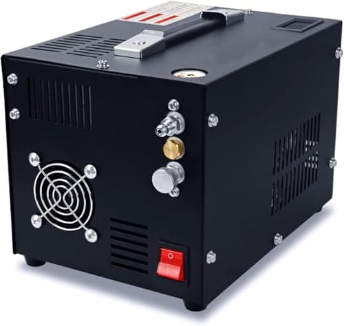 Compressor de Ar, Compressor PCP 300 BAR/4500PSI, Compressor para PCP, PCP Air Compressor, Omba de Ar Compacta de Alta Pressão, Compressor de AR 12V DC/110V/220V