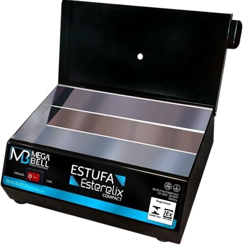 Mega Bell Estufa Preta Compact Bivolt Automática