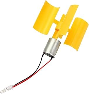 Mini turbina eólica - Gerador com led