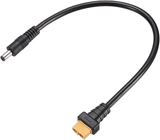 Cabo adaptador XT60 XT60 fêmea para DC5525 macho 5,5 x 2,5 mm