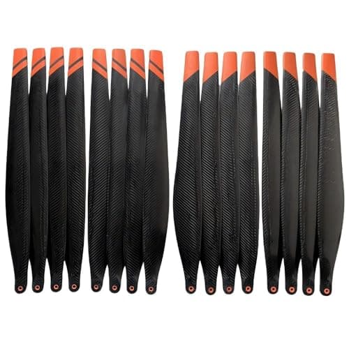 Nova hélice de fibra de carbono 16 pçs/set para DJI T40/T50 Series CW CCW Lâminas dobráveis Acessórios para drones agrícolas