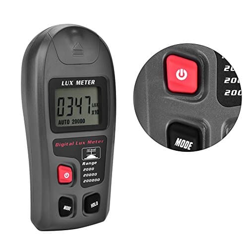 Luxímetro digital, luxímetro MT-30, para todas as fontes de luz, incluindo LED, peso leve