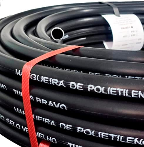 Tubos Bravo - Mangueira de Polietileno 1/2" x 1,50 x 50 metros - Selo Vermelho - Mangueira de Irrigação