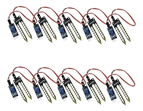 Sensor De Umidade Do Solo - Higrômetro Para Arduino 10 - Peças