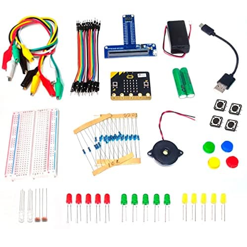 Kit Iniciante Robótica para Micro:BIT e Scratch Com Tutorial +90 pcs Microbit