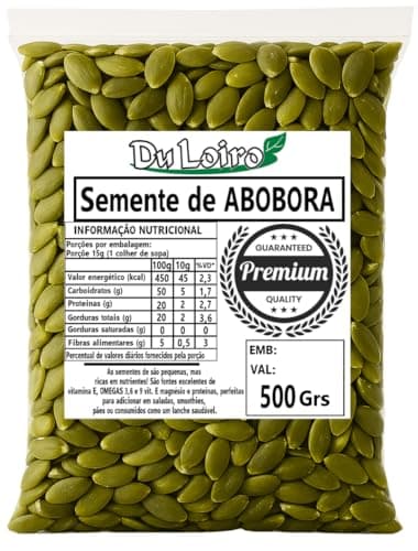 Semente de Abóbora Crua 500grs