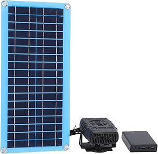LiebeWH Aquecedor Solar, Aquecedor de Espaço Ajustável de Aquecimento de Secagem Rápida de Plástico Com Painel Monocristalino de 30W para Casa de Animais de Estimação e Uso Externo