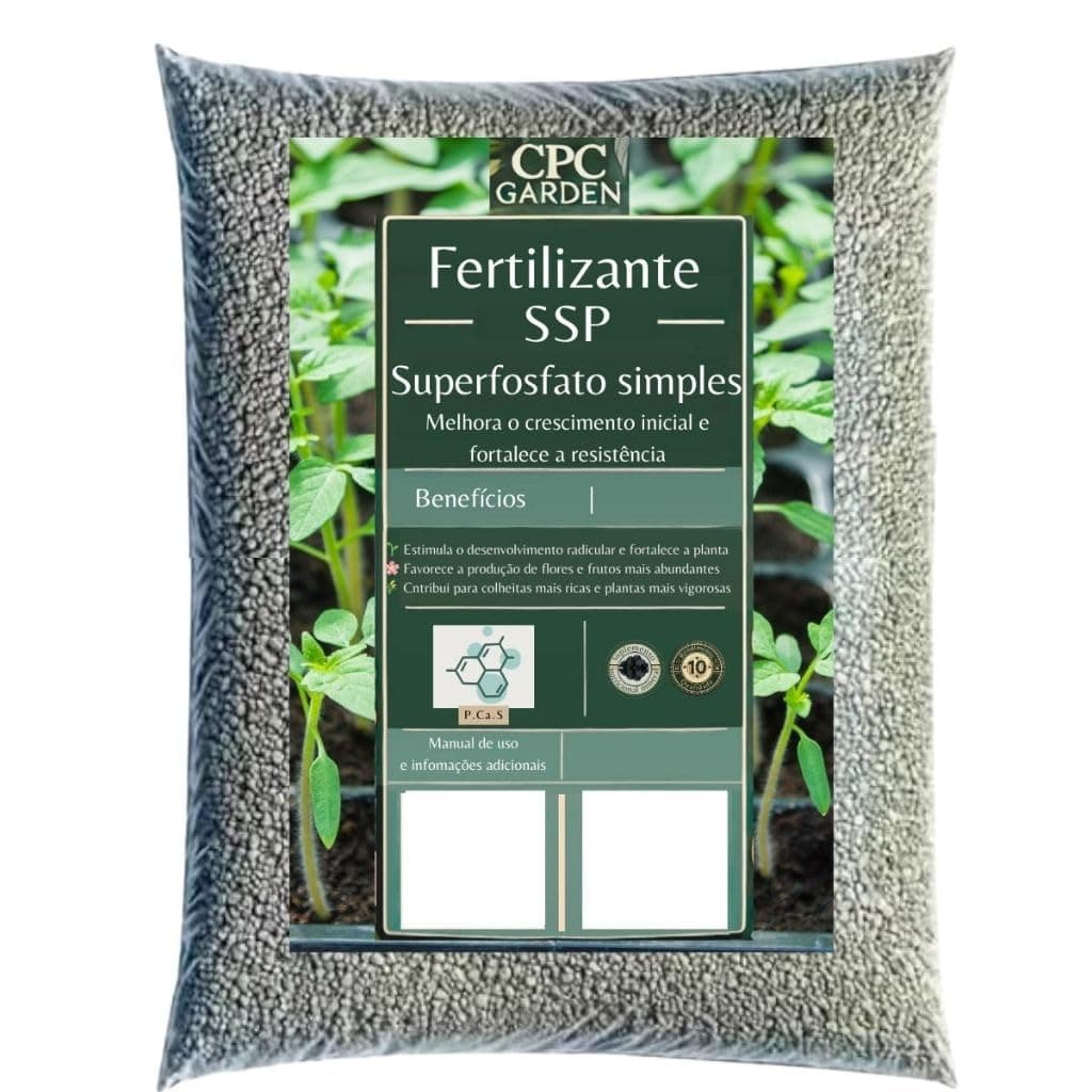 Fertilizante Premium Superfosfato Simples CPC Garden 1 Kg