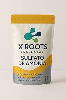 Fertilizante Sulfato De Amônio 4kg Pote com Tampa X-Roots Essencial