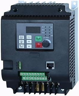 NFlixin Unidade de Frequência Variável, AC 220V /1,5KW 2,2KW 4KW 7.5KW Conversor de Frequência do Inversor VFD para Regulação da Velocidade do Motor do Eixo. (220V 4kw)