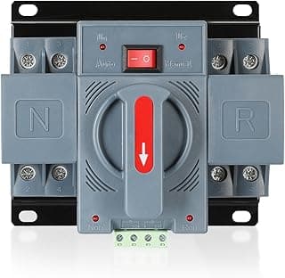 Interruptor de transferência automática de energia dupla AC110V, 6-63 amp, 2P, 50/60Hz, 2 polos, 63A, ATS, comutação automática, gerador, certificado CE, backup solar, auto, interruptor de energia dupla