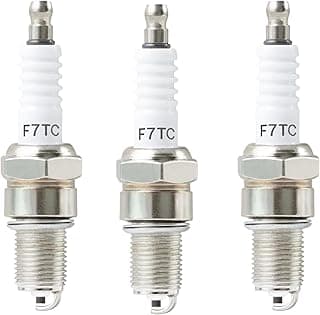 3 peças de vela de ignição F7TC para GX120 GX160 GX200 GX240 GX270 GX340 GX390 4 tempos gerador de motor cortador bomba de água leme mini bicicleta Go Kart velas de ignição