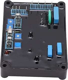 Estink AS480 Regulador Automático de Tensão ABS Regulador de Tensão AVR 100 a 264V AC 50 60Hz ±1% Regulação Saída 5A para Geradores Sem Escova Autoexcitados e Uso Paralelo