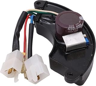 Componente eletrônico preto com capacitor e conectores brancos