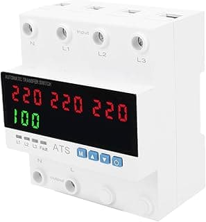 Interruptor de transferência automática 63A com display LED para data center