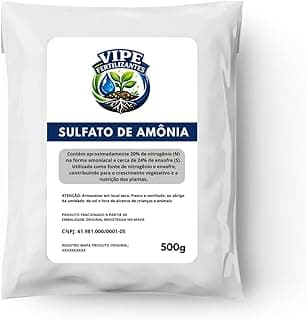 Fertilizante Sulfato De Amônio Nitrogenado C Enxofre 500g