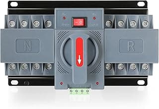 Interruptor de transferência automático/manual 6-63 amp AC220V 4P 50/60Hz, 4 polos 63A
