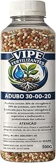 Adubo VIPE 30-00-20 fertilizante granulado 500g