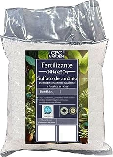 Fertilizante Sulfato de Amônio Branco N20 S24 CPC Garden 1 Kg