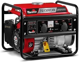 Gerador a Gasolina Tg1300cxr 1250w Bivolt Mono Tanque 5,5 L (motor Te35 com Sensor de Óleo) Toyama