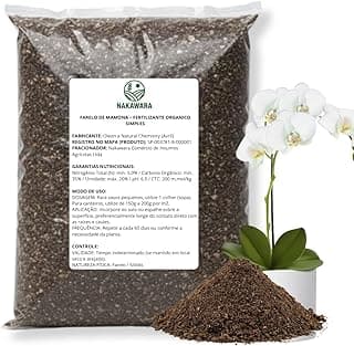 Torta de Mamona 1Kg a 5Kg – Adubo Fertilizante Orgânico para Hortas, Cactos, Suculentas e Frutíferas (3 Kg)