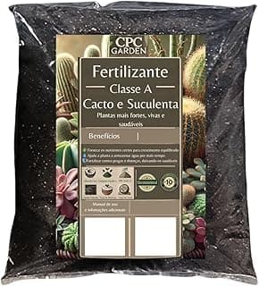 Fertilizante organomineral Classe A CPC Garden para cactos e suculentas, saco de 5 Kg